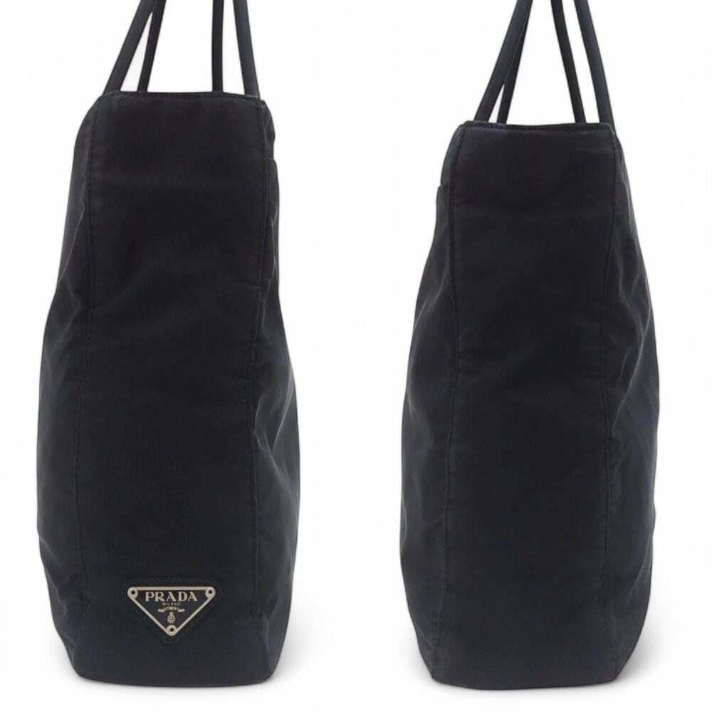 Authentic Prada Metropoli Shoulder Bag Black Nylon Italy Vintage. COA Included